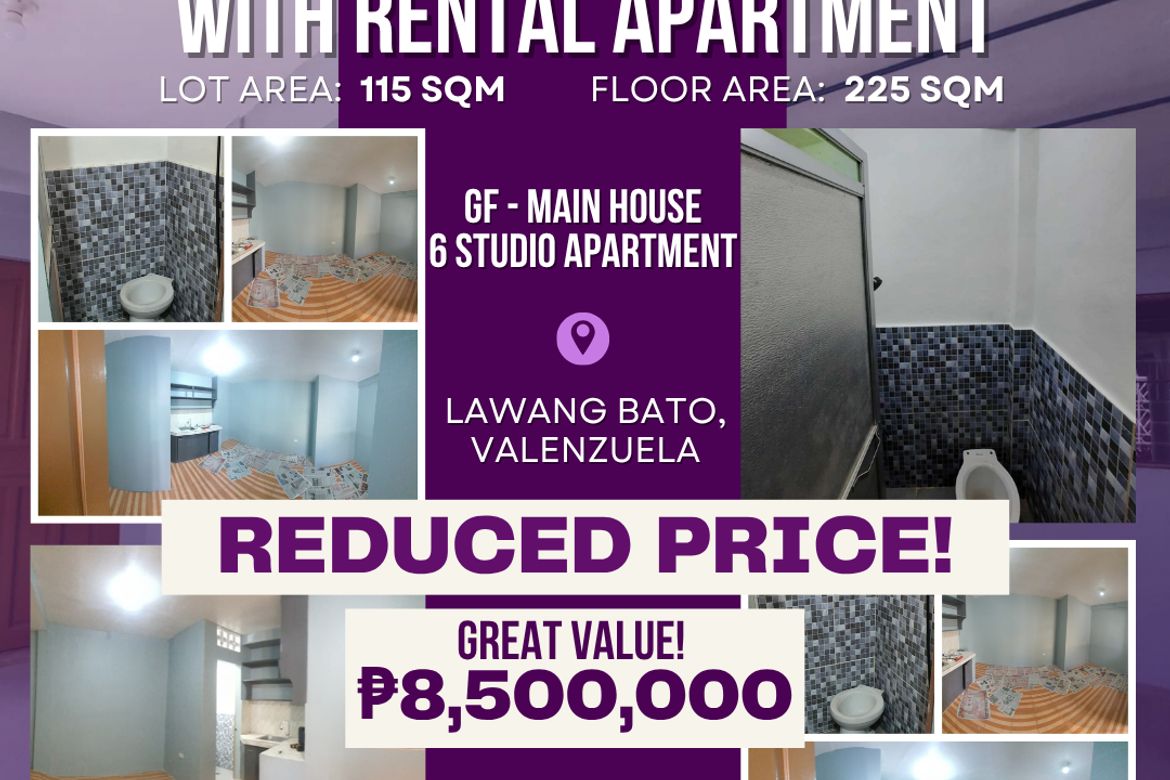 1 Bedroom Apartment for Sale in Lawang Bato, Valenzuela, Metro Manila