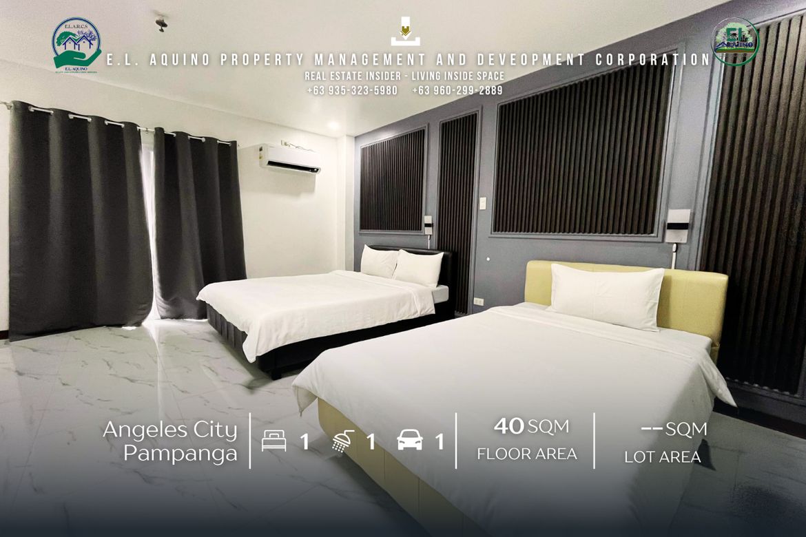 1 Bedroom Condo for Rent in Anunas, Angeles, Pampanga