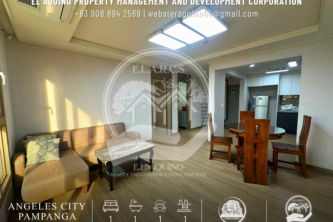 1 Bedroom Condo for Rent in Balibago, Angeles, Pampanga