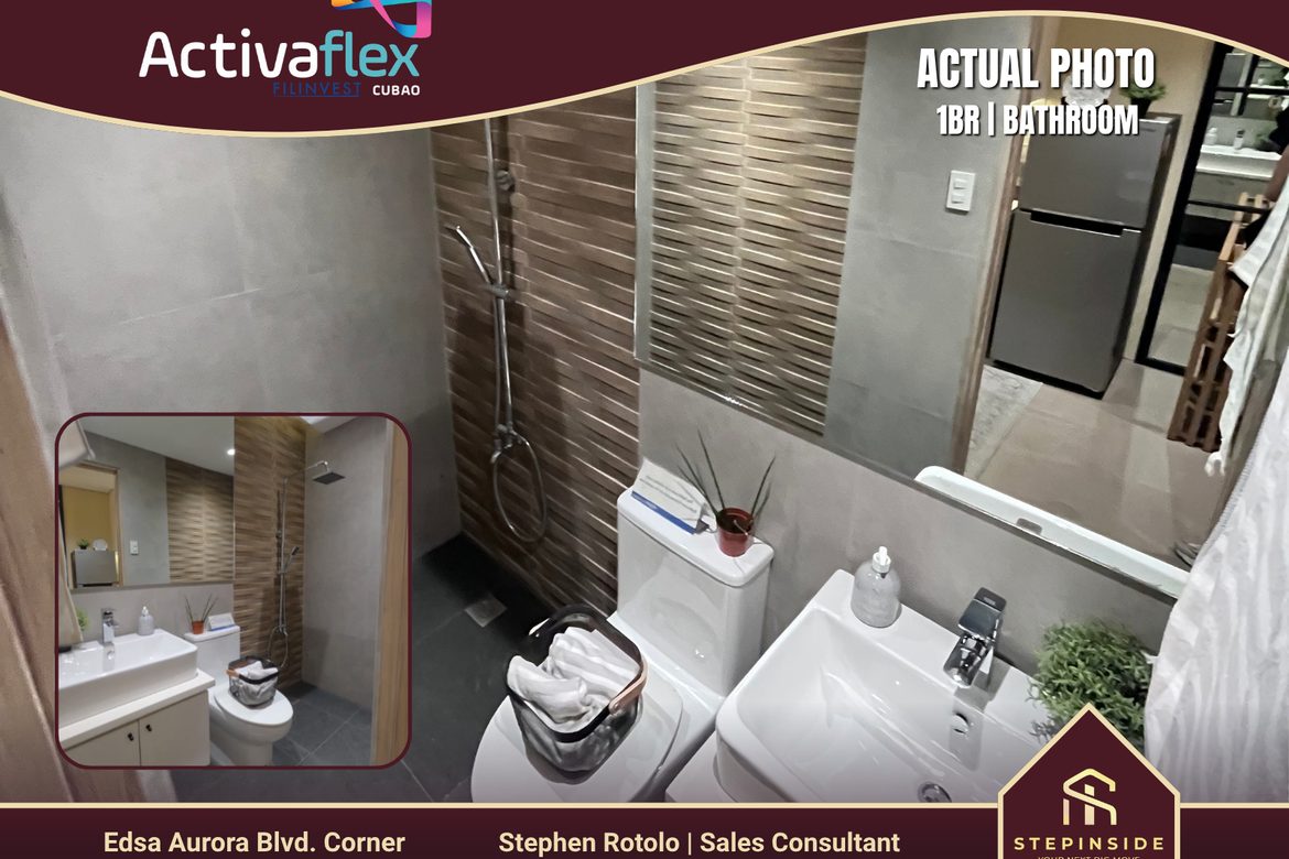 1 Bedroom Condo for Sale in Activa Flex, E. Rodriguez, Metro Manila near LRT-2 Araneta Center-Cubao – photo 8
