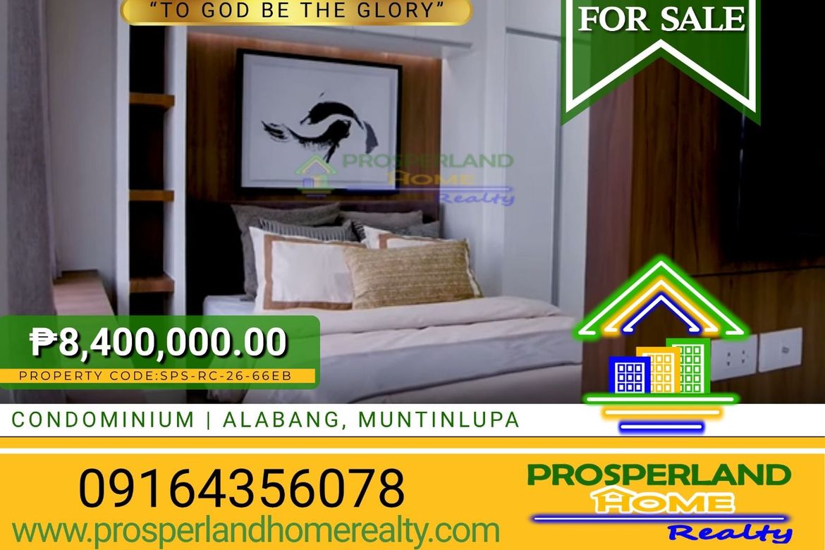1 Bedroom Condo for Sale in Alabang, Muntinlupa, Metro Manila