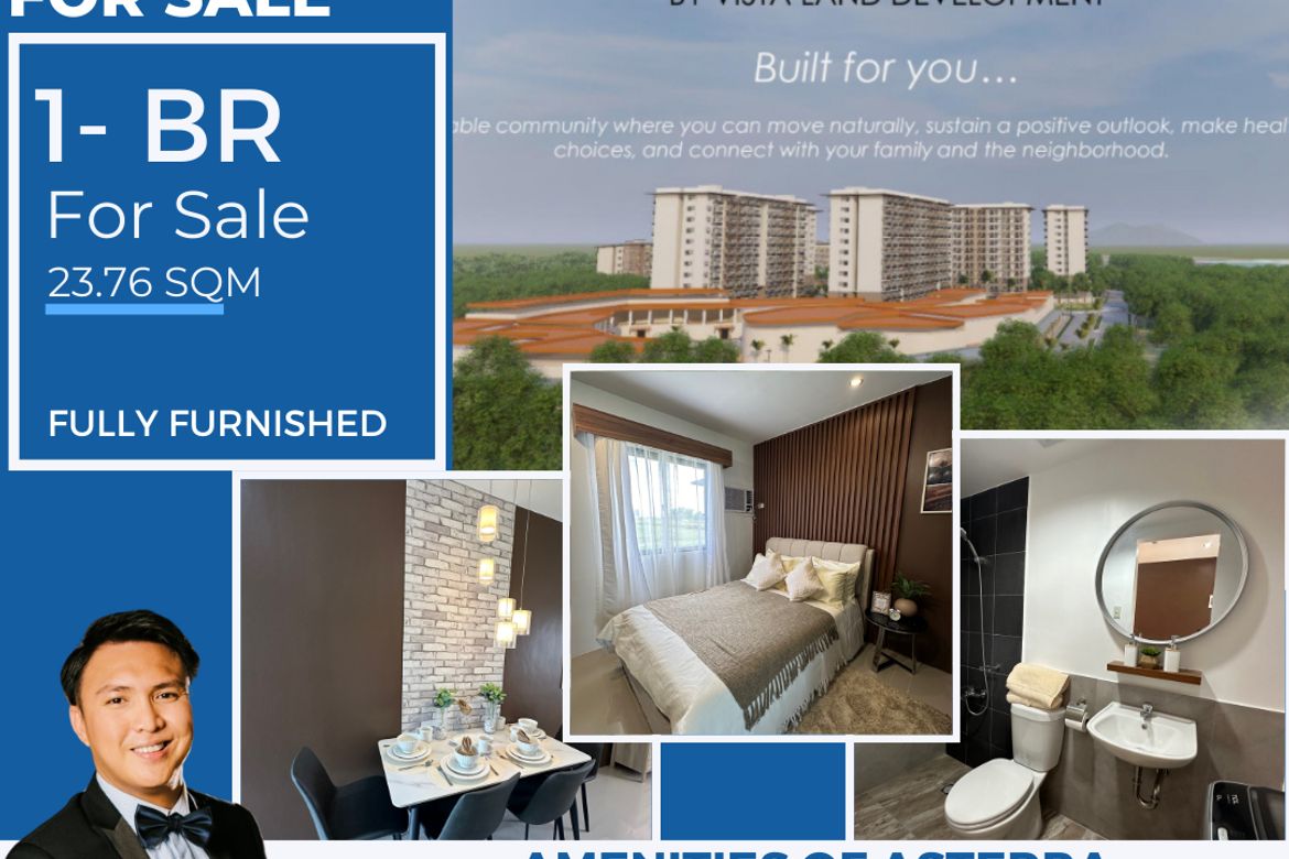 1 Bedroom Condo for Sale in Asterra San Fernando, Calulut, San Fernando, Pampanga