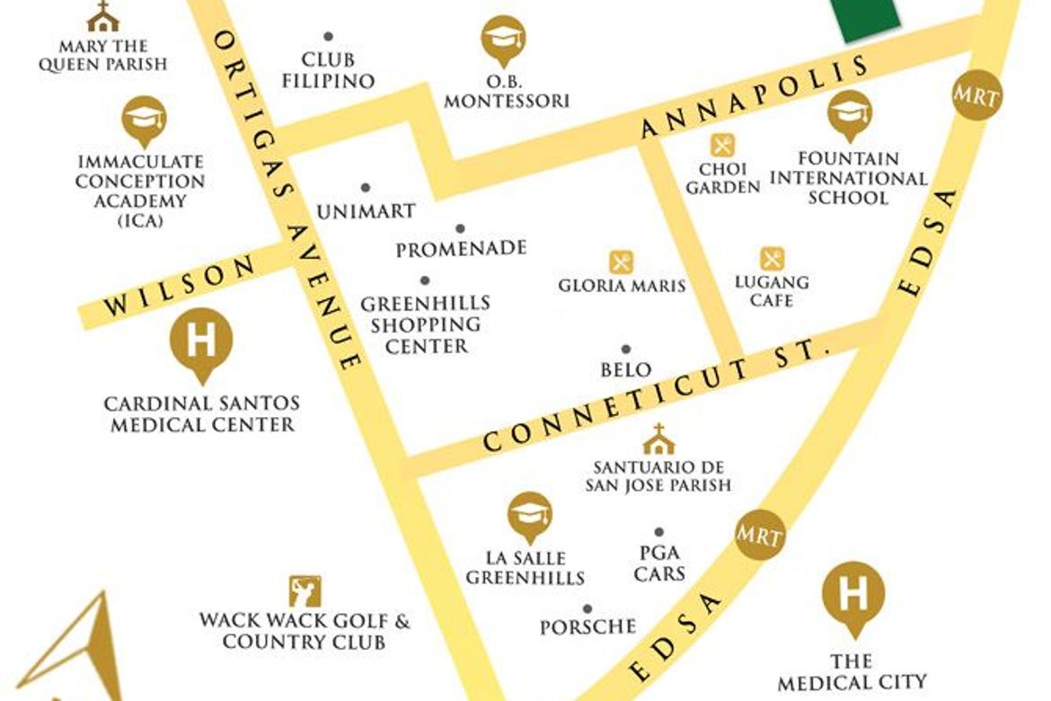 1 Bedroom Condo for Sale in Chimes Greenhills, Greenhills, San Juan, Metro Manila near MRT-3 Santolan