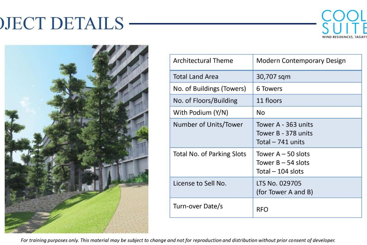 1 Bedroom Condo for Sale in Cool Suites at Wind Residences, Maharlika West, Tagaytay, Cavite – photo 5