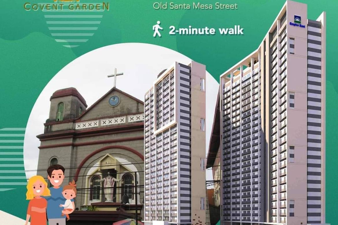 1 Bedroom Condo for Sale in COVENT GARDEN, Santa Mesa, Manila, Metro Manila near LRT-2 V. Mapa