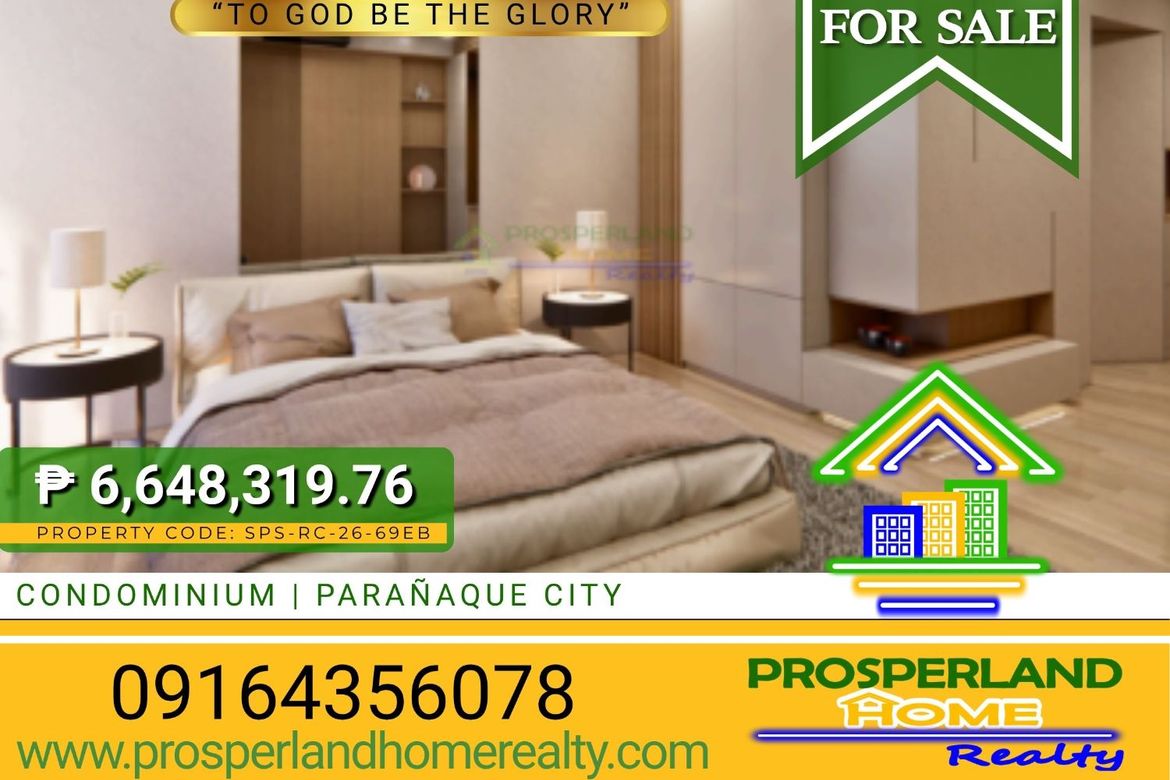 1 Bedroom Condo for Sale in Don Bosco, Parañaque, Metro Manila