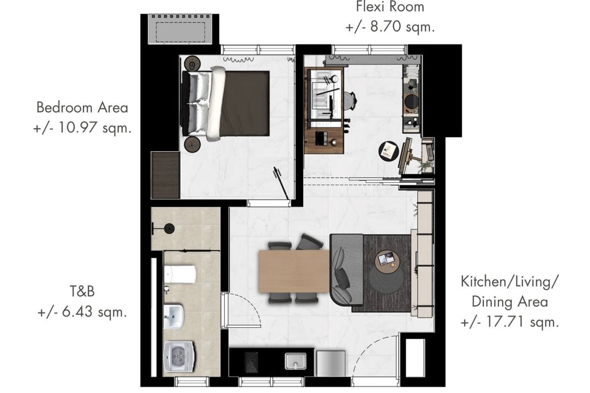 1 Bedroom Condo for Sale in Highway Hills, Mandaluyong, Metro Manila near MRT-3 Shaw Boulevard