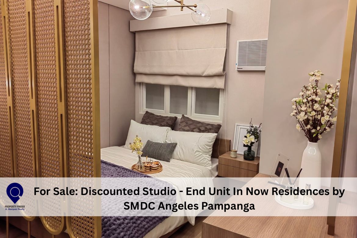 1 Bedroom Condo for Sale in Now Residences, Pampang, Angeles, Pampanga