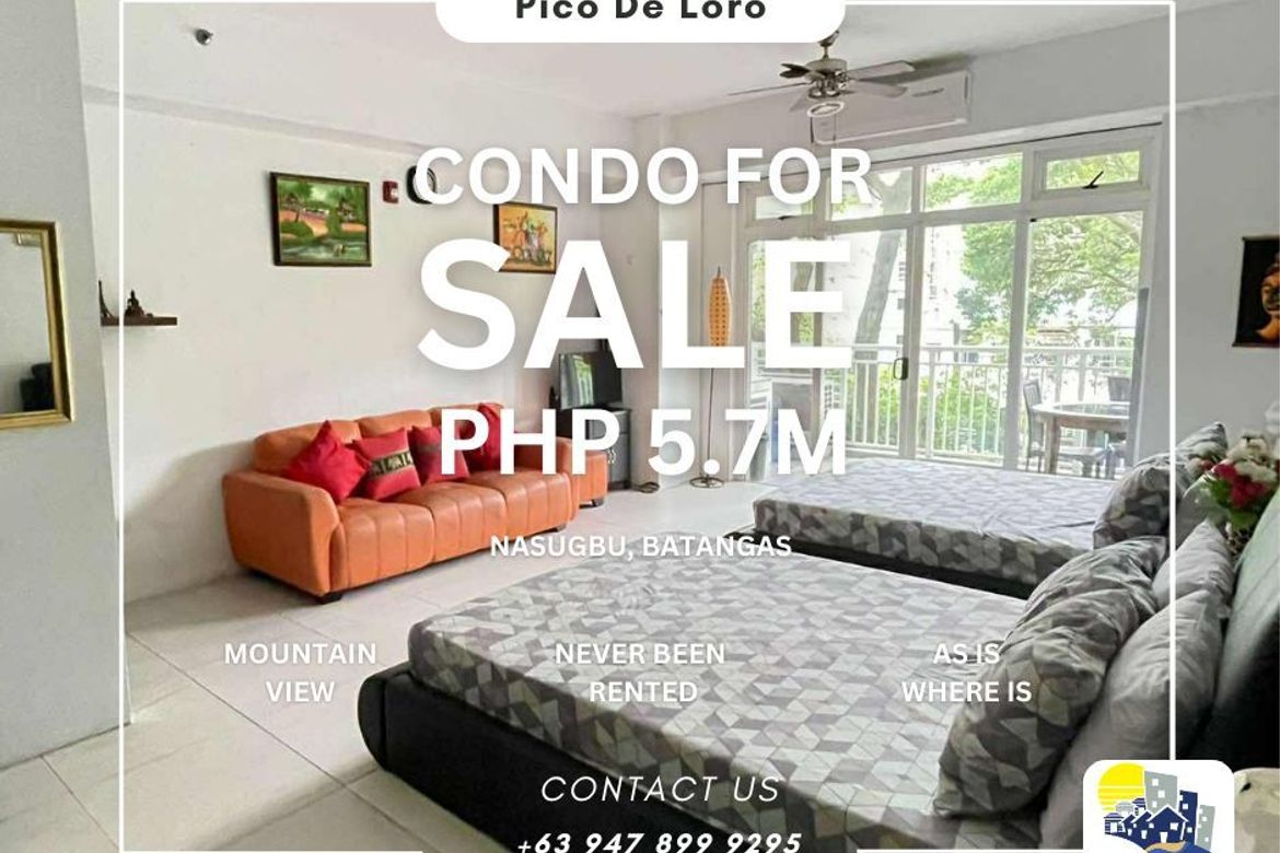1 Bedroom Condo for Sale in Papaya, Nasugbu, Batangas