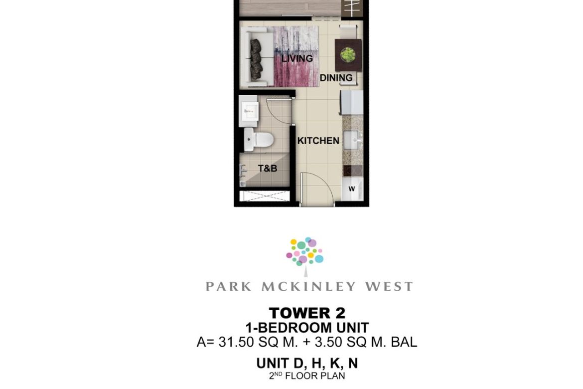 1 Bedroom Condo for Sale in Park McKinley West, BGC, Taguig – photo 16