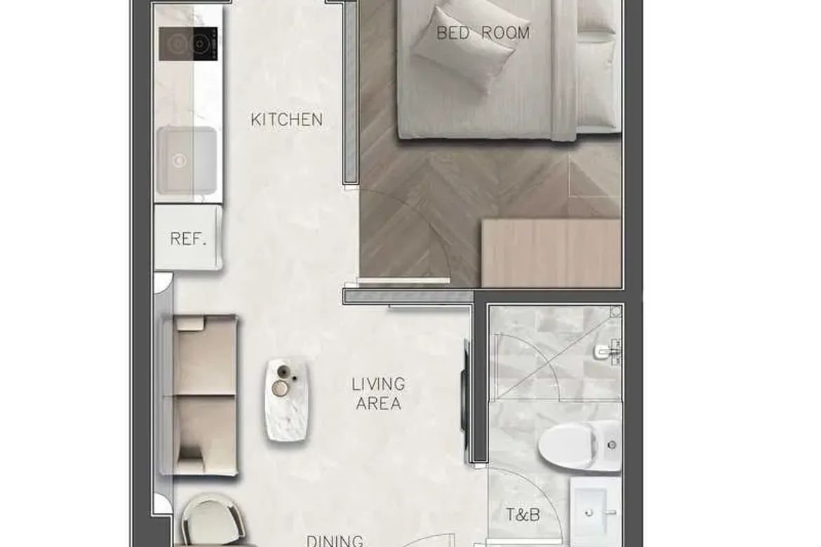 1 Bedroom Condo for Sale in Park One, Zapote, Las Piñas, Metro Manila – photo 4