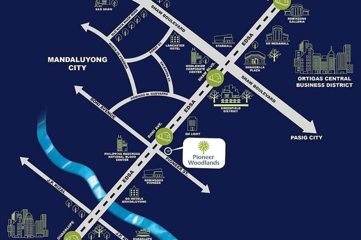 1 Bedroom Condo for Sale in Pioneer Woodlands, Barangka Ilaya, Mandaluyong, Metro Manila near MRT-3 Boni – photo 3
