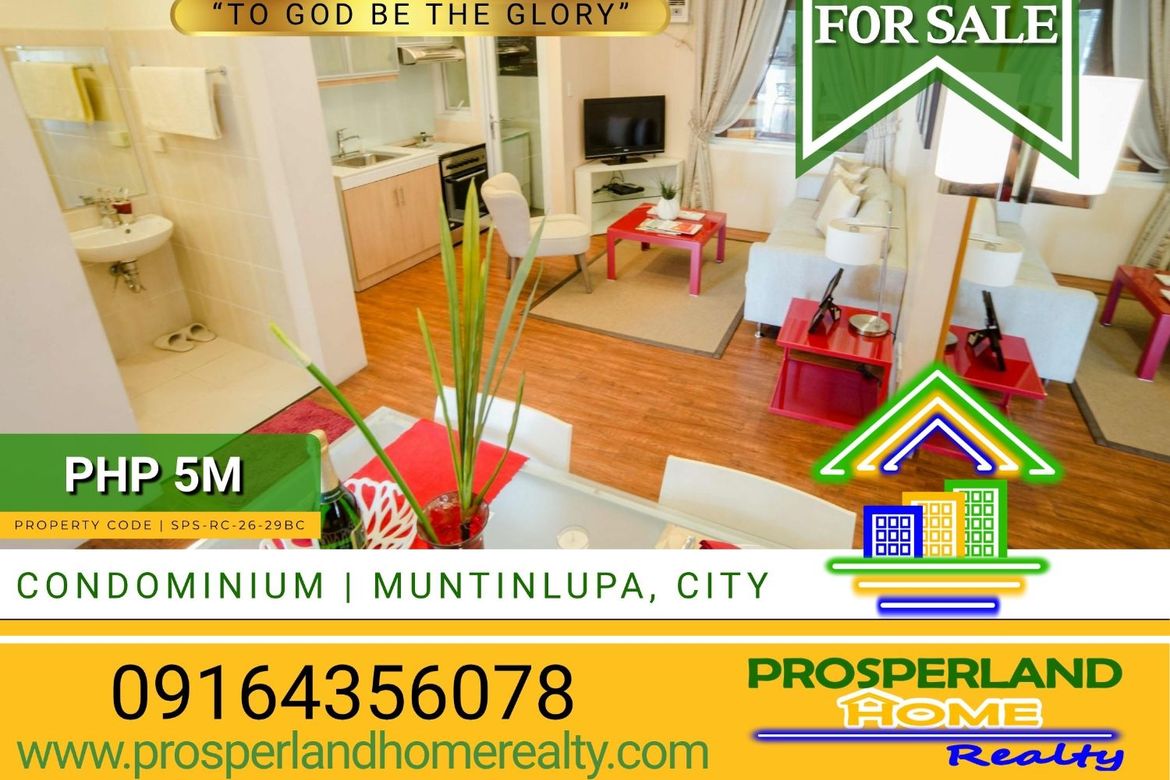 1 Bedroom Condo for Sale in Putatan, Muntinlupa, Metro Manila