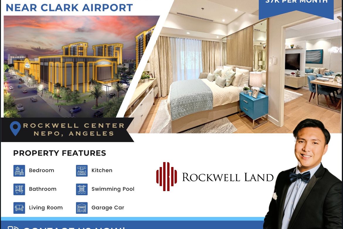 1 Bedroom Condo for Sale in Rockwell at Nepo Center, Santo Rosario, Angeles, Pampanga