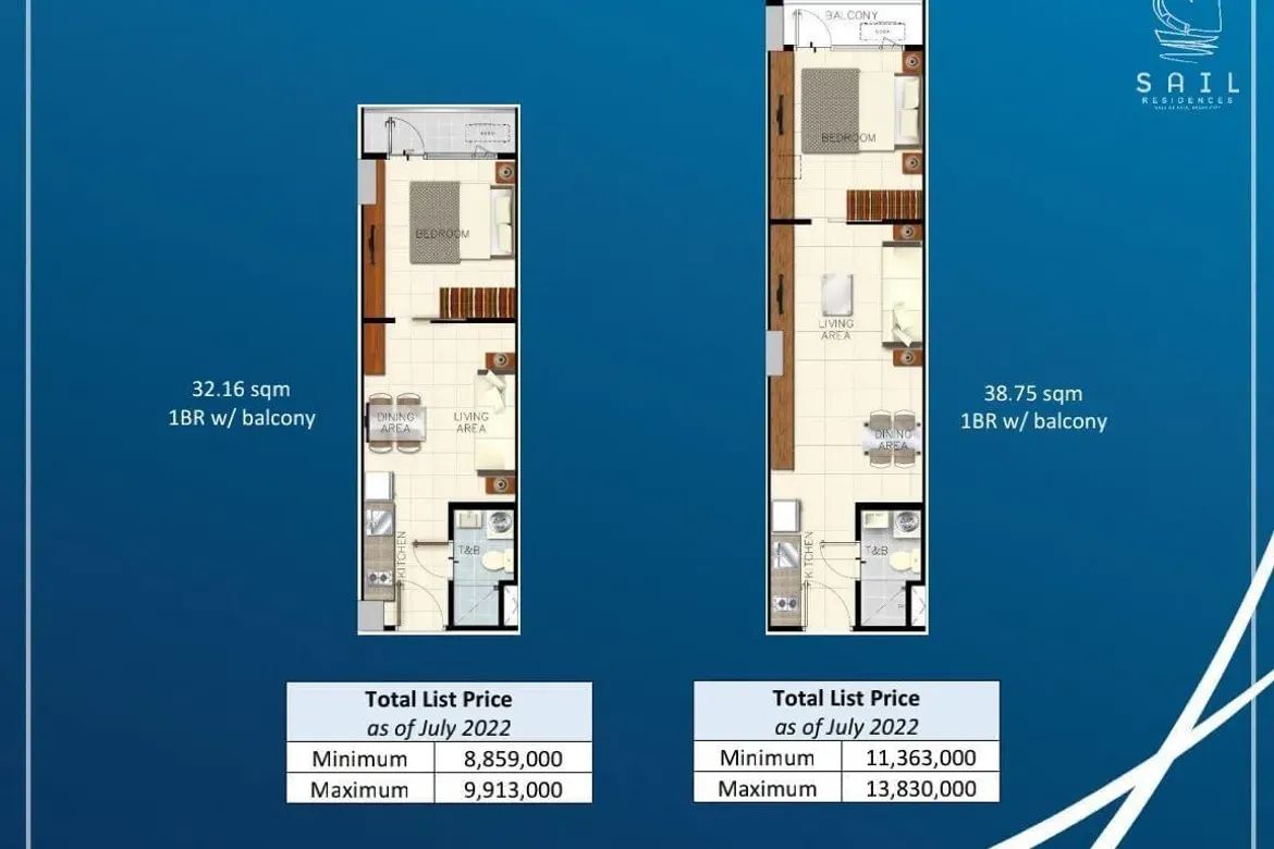 1 Bedroom Condo for Sale in Sail Residences, Barangay 76, Pasay, Metro Manila near LRT-1 EDSA – photo 6