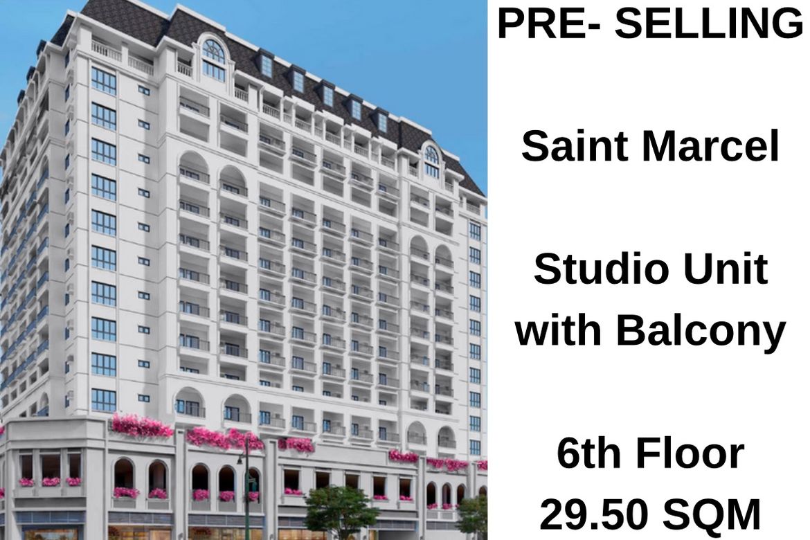 1 Bedroom Condo for Sale in Saint Marcel Residences, Santo Niño, San Fernando, Pampanga