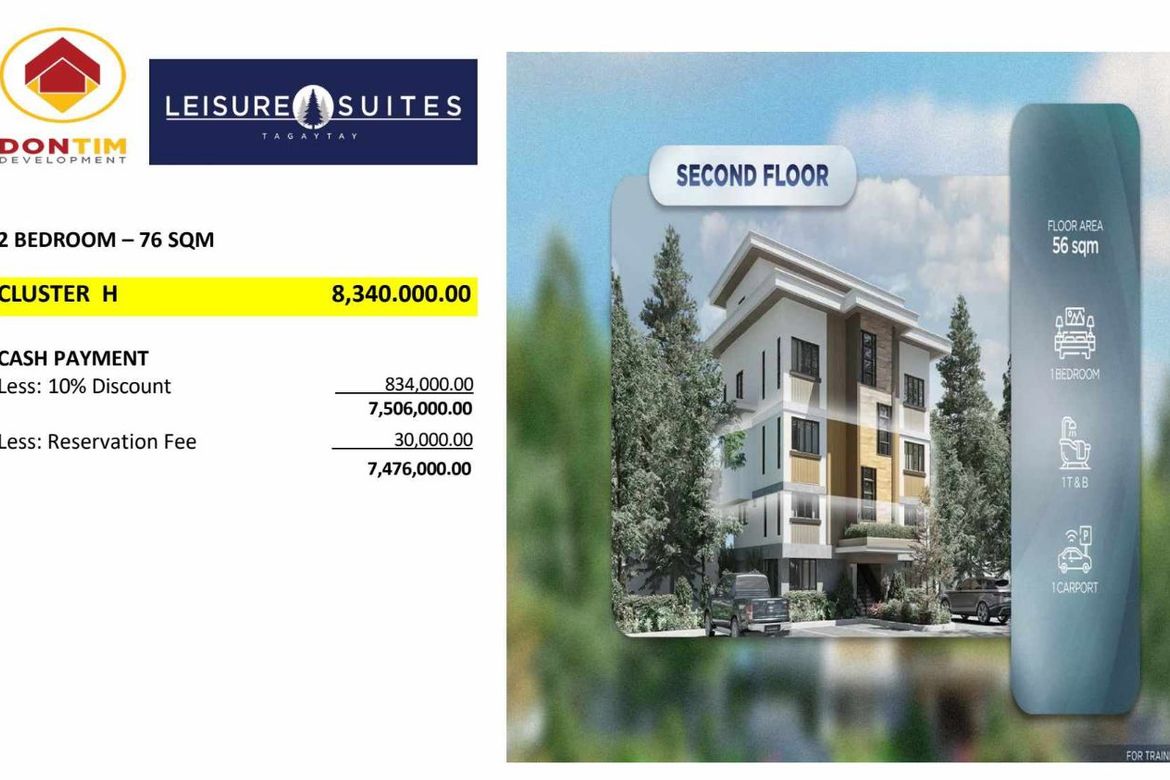 1 Bedroom Condo for Sale in San Jose, Tagaytay, Cavite – photo 6