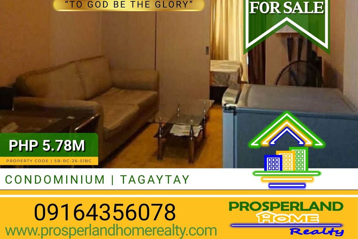 1 Bedroom Condo for Sale in San Jose, Tagaytay, Cavite – photo 6