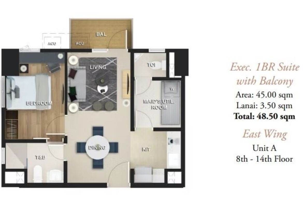1 Bedroom Condo for Sale in Santo Niño, San Fernando, Pampanga – photo 2