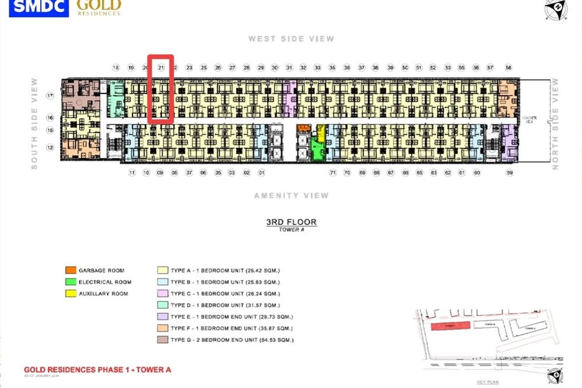 1 Bedroom Condo for Sale in SMDC Gold Residences, Santo Niño, Parañaque, Metro Manila – photo 7