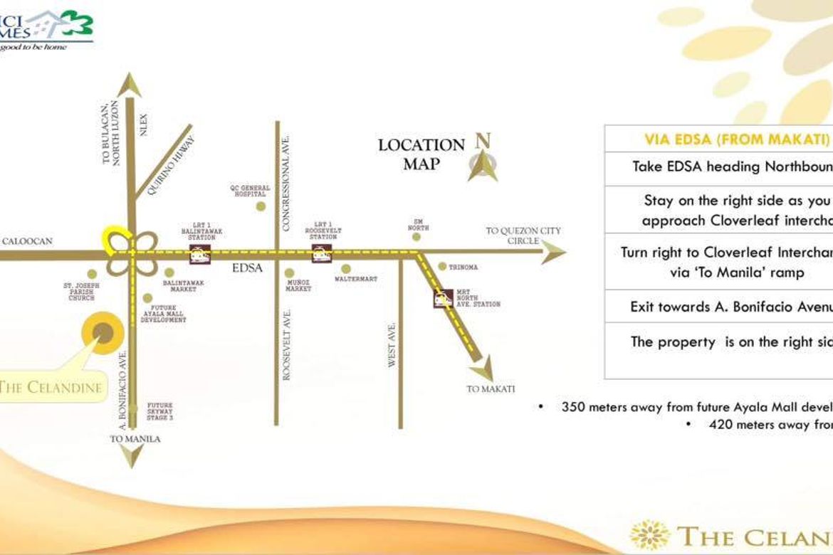 1 Bedroom Condo for Sale in THE CELANDINE, Balingasa, Quezon City, Metro Manila near LRT-1 Balintawak – photo 2
