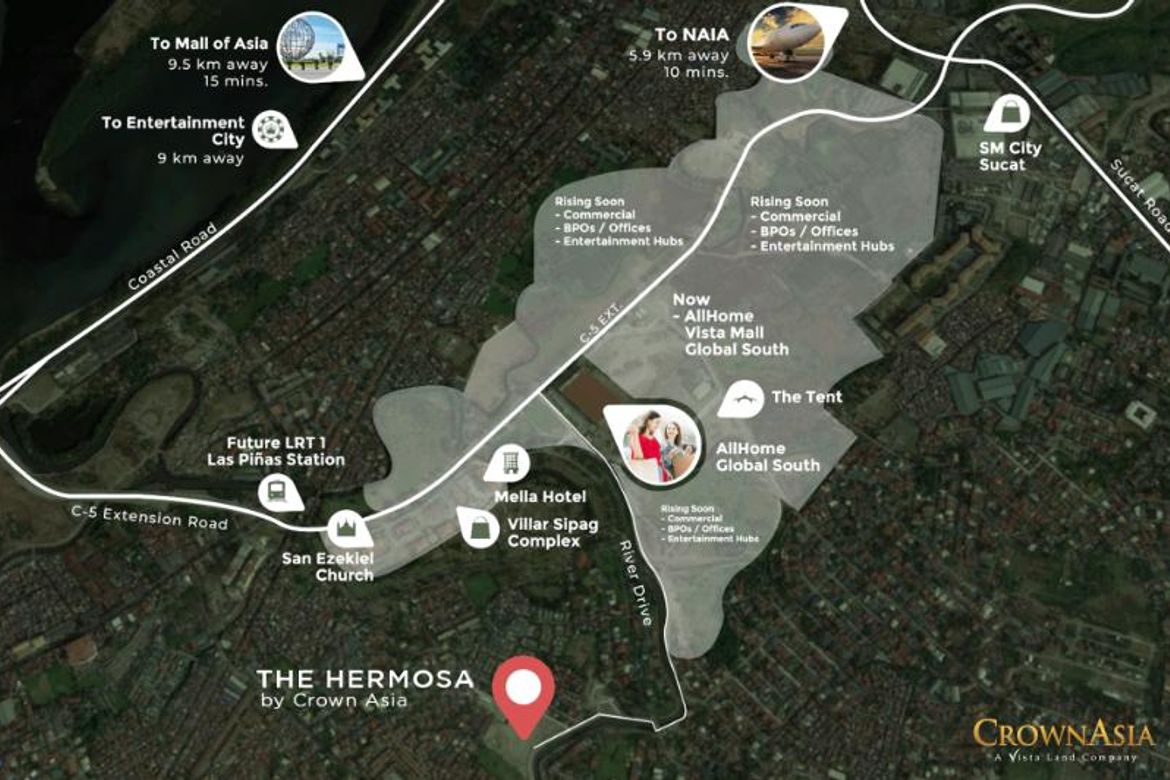 1 Bedroom Condo for Sale in The Hermosa by COHO, Pulang Lupa Uno, Las Piñas, Metro Manila – photo 2