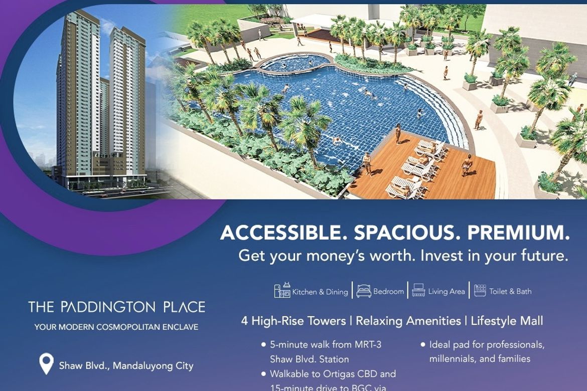 1 Bedroom Condo for Sale in The Paddington Place, Highway Hills, Mandaluyong, Metro Manila near MRT-3 Shaw Boulevard – photo 7