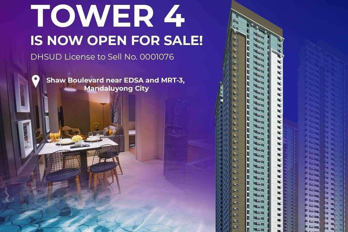 1 Bedroom Condo for Sale in The Paddington Place, Highway Hills, Mandaluyong, Metro Manila near MRT-3 Shaw Boulevard
