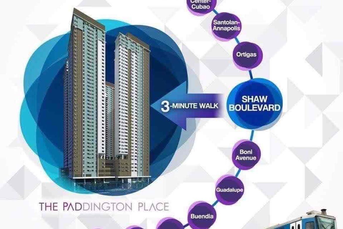 1 Bedroom Condo for Sale in The Paddington Place, Highway Hills, Mandaluyong, Metro Manila near MRT-3 Shaw Boulevard – photo 2