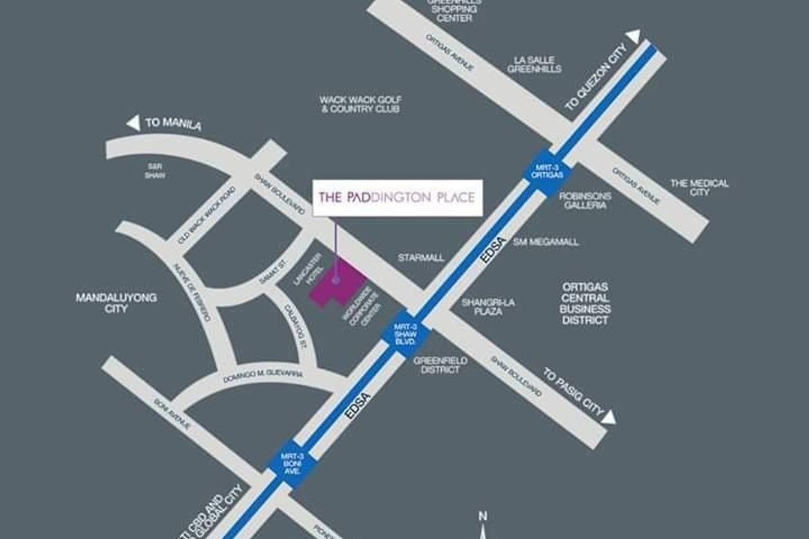 1 Bedroom Condo for Sale in The Paddington Place, Highway Hills, Mandaluyong, Metro Manila near MRT-3 Shaw Boulevard – photo 3