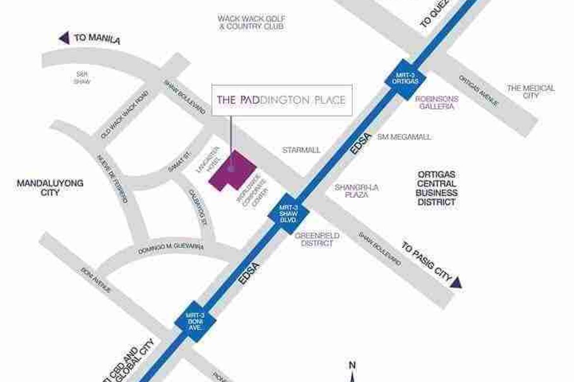 1 Bedroom Condo for Sale in The Paddington Place, Highway Hills, Mandaluyong, Metro Manila near MRT-3 Shaw Boulevard – photo 3