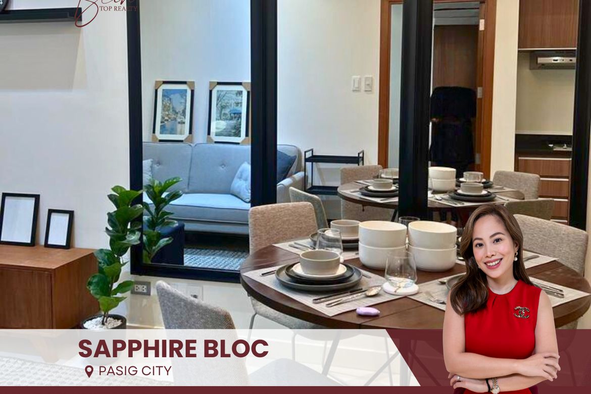 1 Bedroom Condo for Sale in The Sapphire Bloc, San Antonio, Pasig, Metro Manila near MRT-3 Ortigas