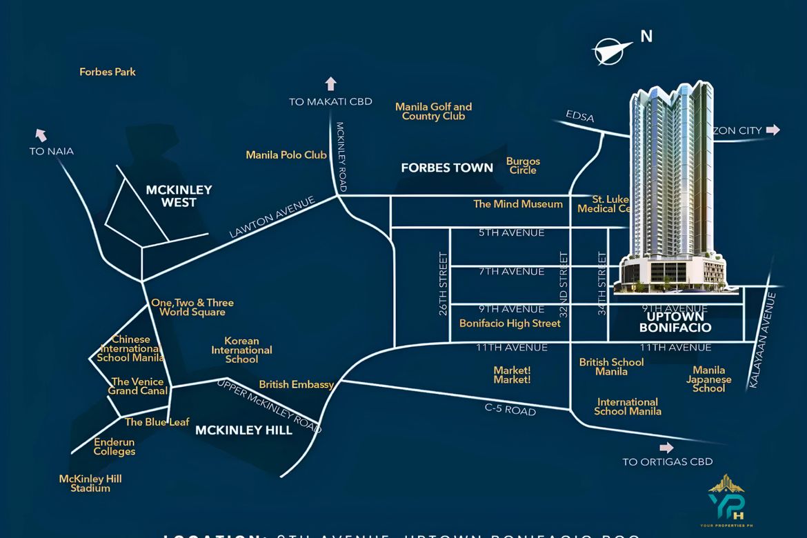 1 Bedroom Condo for Sale in Uptown Modern, BGC, Taguig, Metro Manila – photo 2