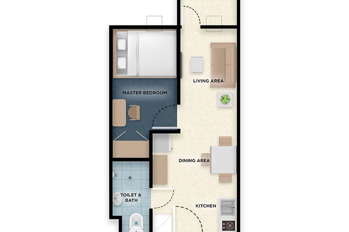 1 Bedroom Condo for Sale in Westwind at Lancaster New City, Alapan II-B, Imus, Cavite – photo 2