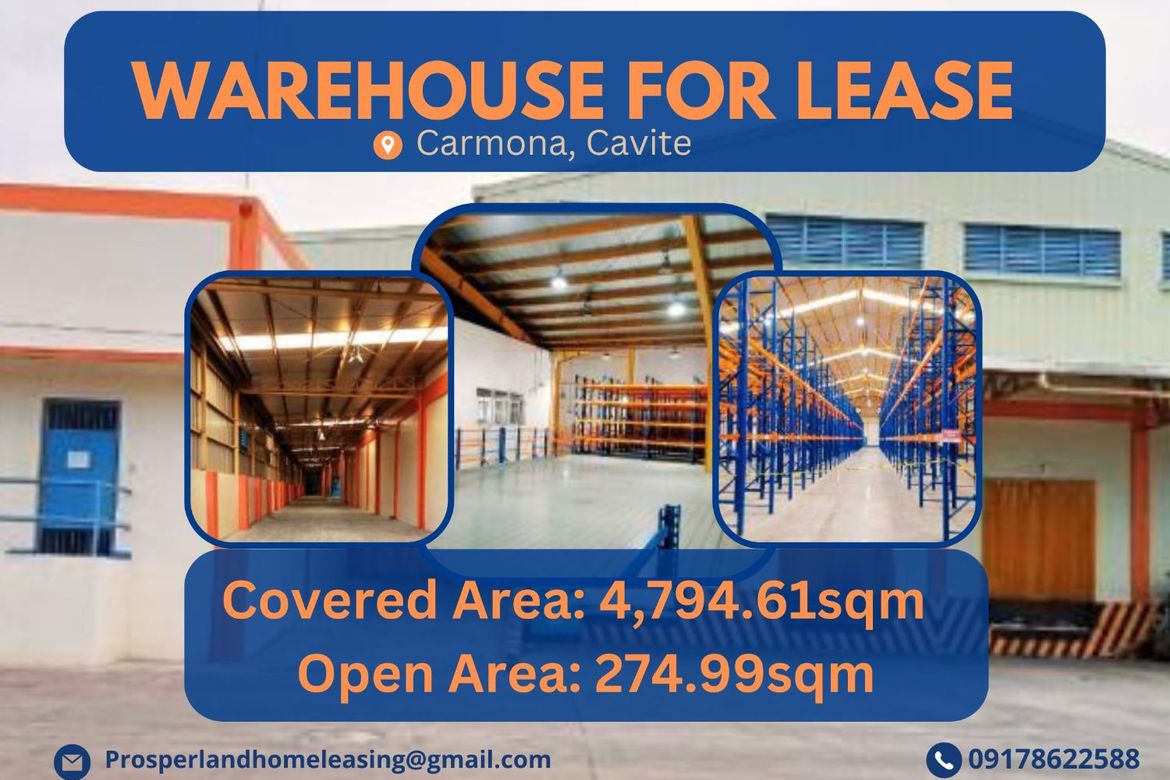 1 Bedroom Warehouse / Factory for Rent in Mabuhay, Carmona, Cavite photo 3