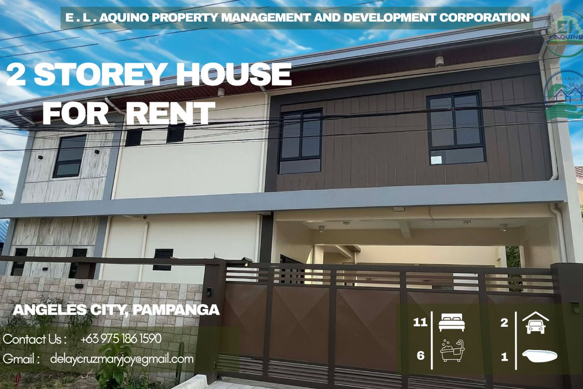 11 Bedroom House for Rent in Cutcut, Angeles, Pampanga