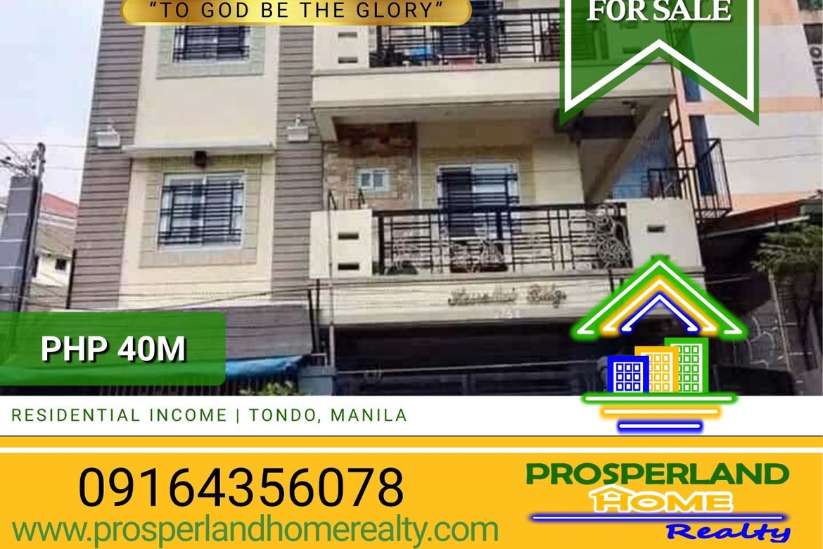 11 Bedroom Shophouse for Sale in Tondo, Manila, Metro Manila
