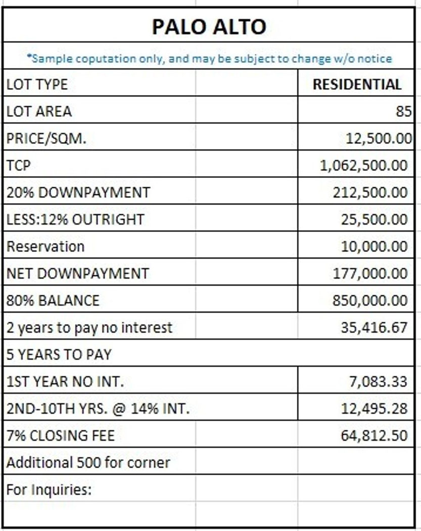 120 SQM Residential Lot with Mountain View for Sale in Palo Alto, Baras, Rizal – photo 14