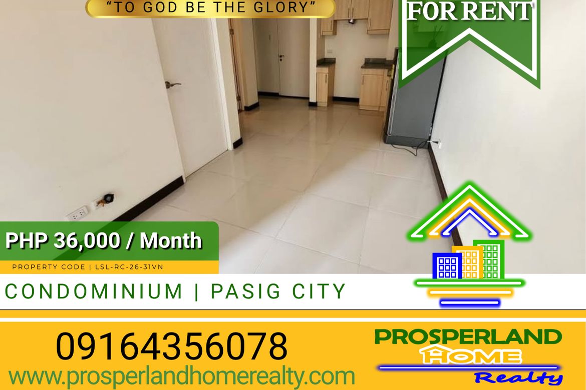 2 Bedroom Condo for Rent in Oranbo, Pasig, Metro Manila