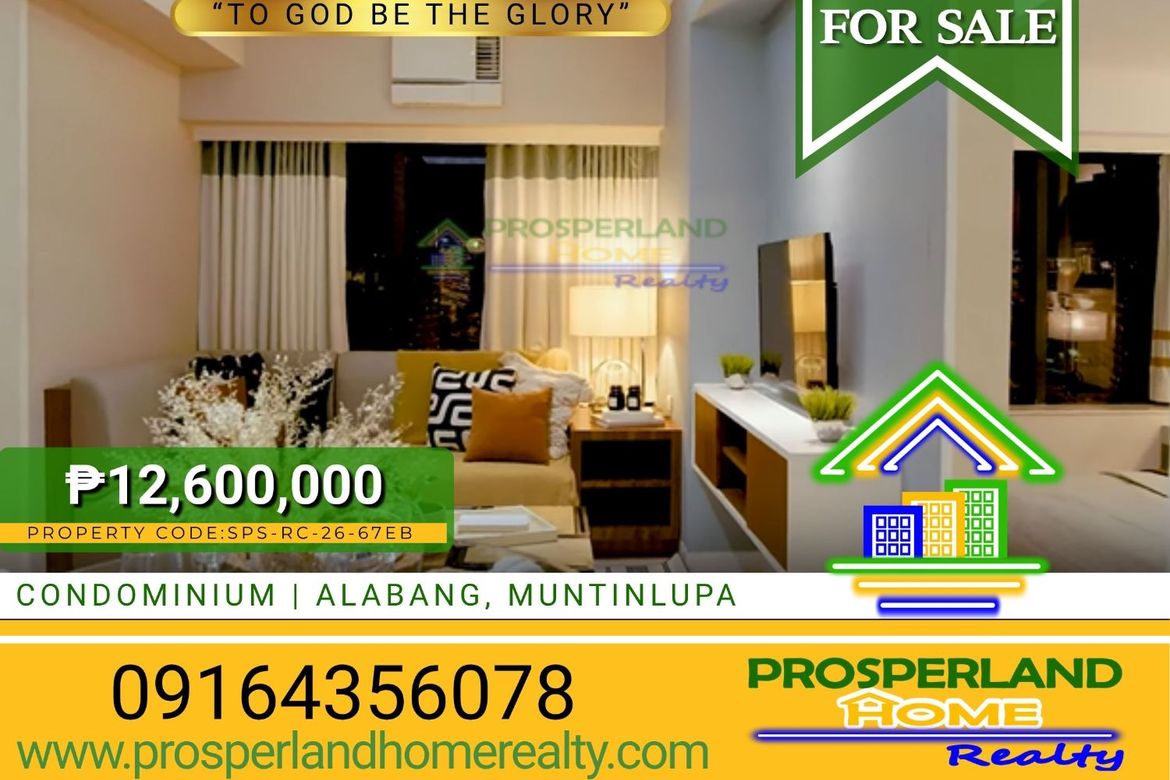 2 Bedroom Condo for Sale in Alabang, Muntinlupa, Metro Manila