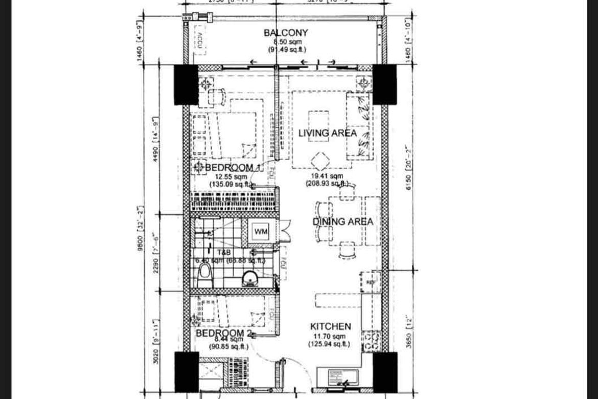 2 Bedroom Condo for Sale in Alder Residences, San Miguel, Taguig, Metro Manila – photo 8