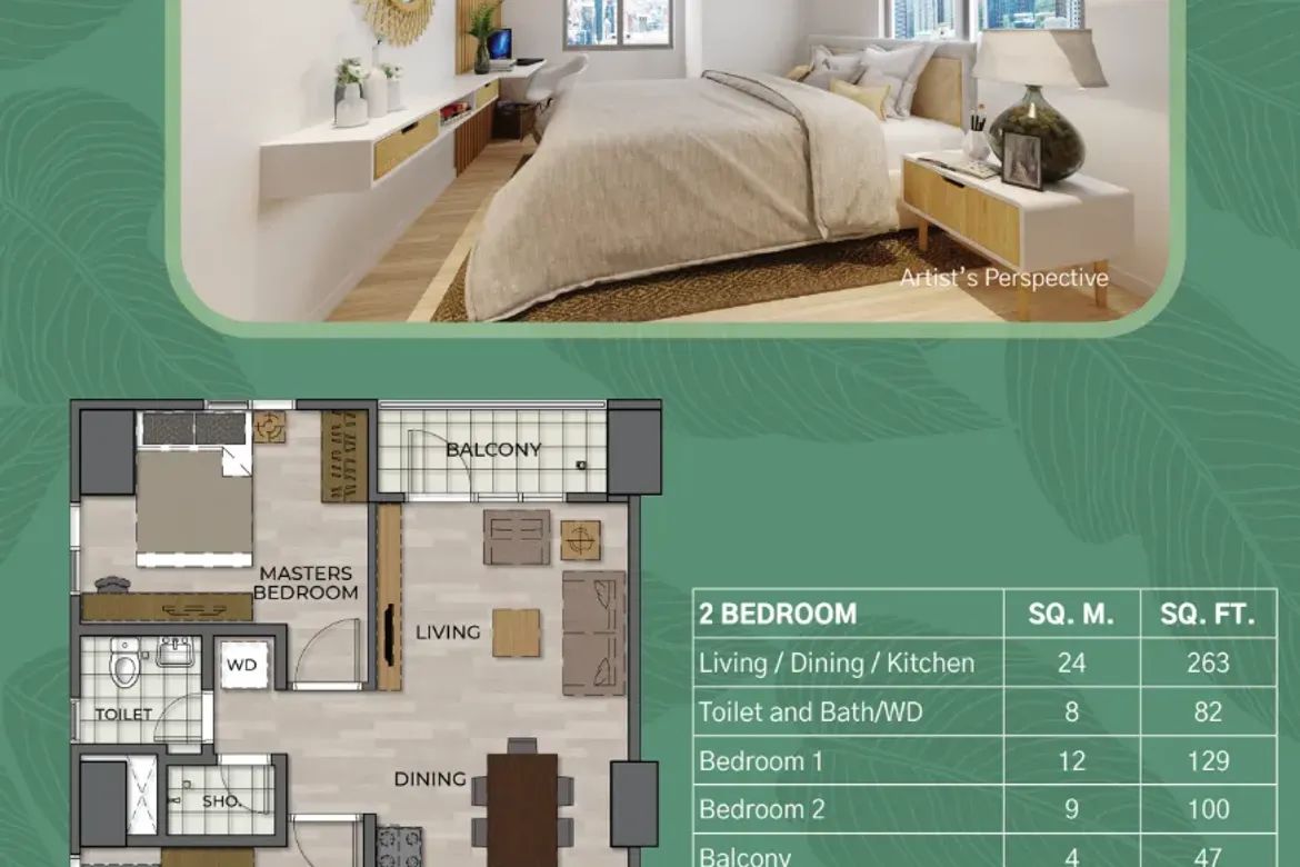 2 Bedroom Condo for Sale in Centralis Towers, Barangay 44, Pasay, Metro Manila – photo 4