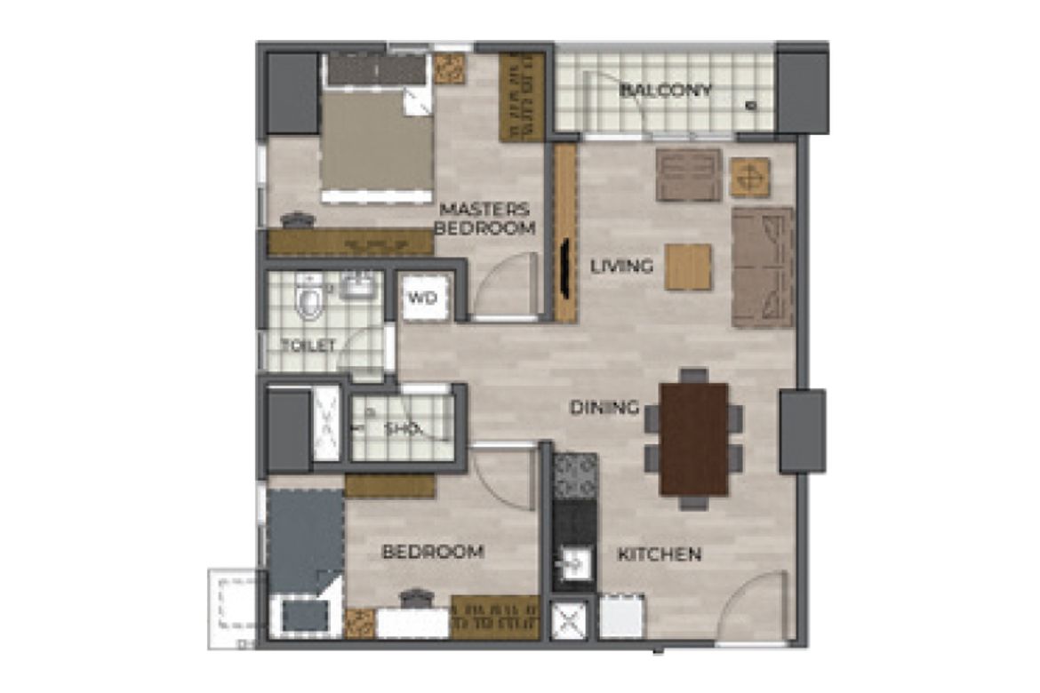 2 Bedroom Condo for Sale in Centralis Towers, Barangay 44, Pasay, Metro Manila – photo 3