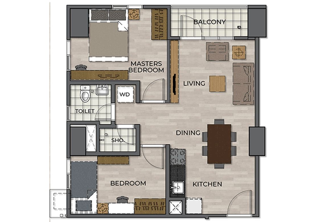 2 Bedroom Condo for Sale in Centralis Towers, Barangay 44, Pasay, Metro Manila – photo 8