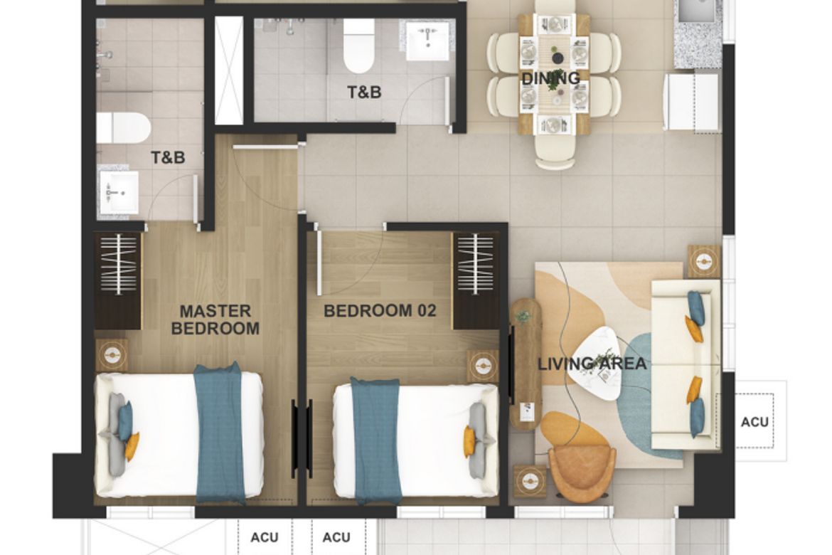 2 Bedroom Condo for Sale in Kemdeng, San Vicente, Palawan