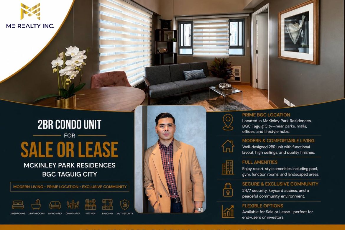 2 Bedroom Condo for Sale in McKinley Hill, Taguig, Metro Manila