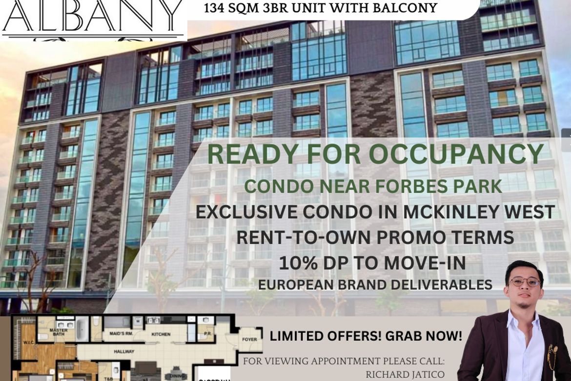 2 Bedroom Condo for Sale in Mckinley West Village, Pinagsama, Taguig, Metro Manila