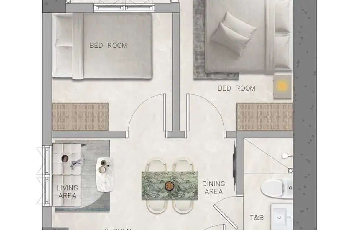 2 Bedroom Condo for Sale in Park One, Zapote, Las Piñas, Metro Manila – photo 3