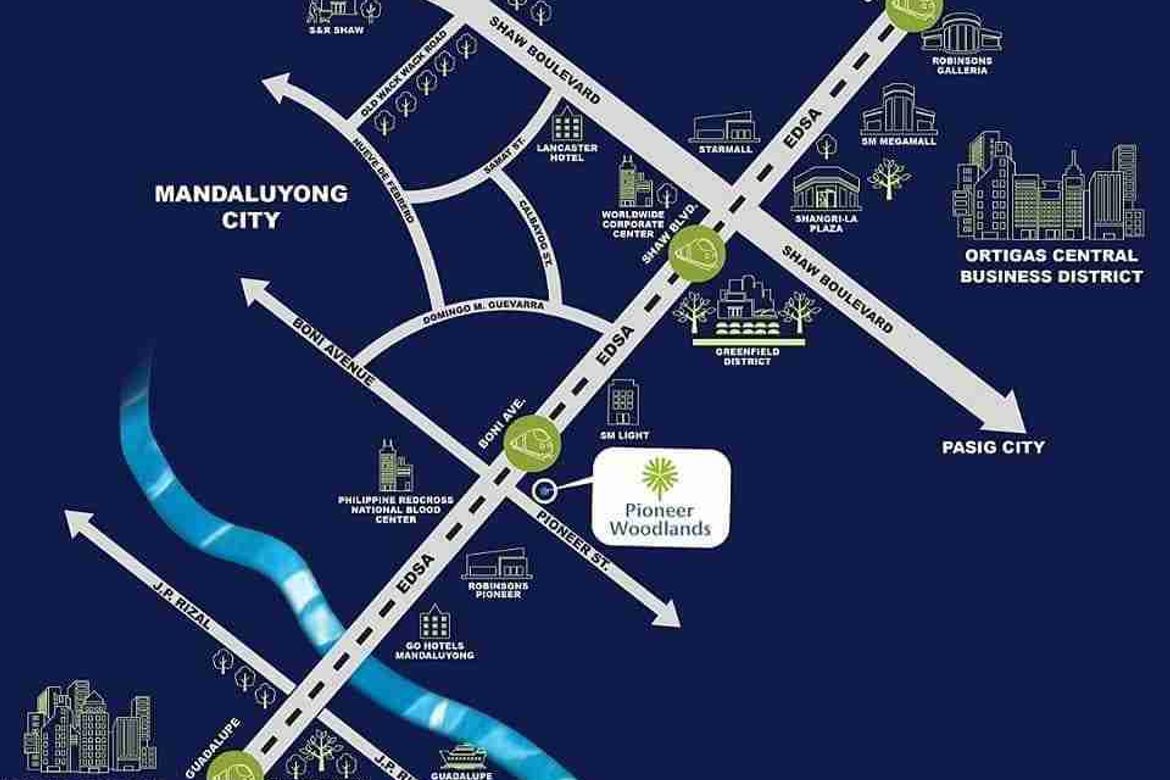 2 Bedroom Condo for Sale in Pioneer Woodlands, Barangka Ilaya, Mandaluyong, Metro Manila near MRT-3 Boni – photo 2