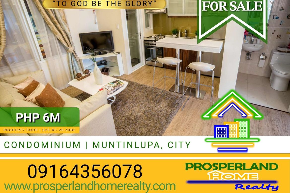 2 Bedroom Condo for Sale in Putatan, Muntinlupa, Metro Manila